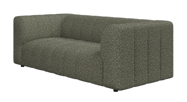 2,5-х местный  диван Bellagio - Avellino ткань зеленого  цвета 3252 -  Под заказ