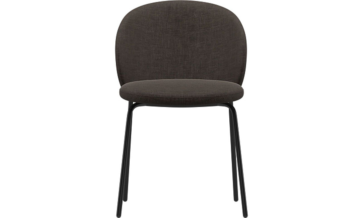 Обеденный стул Princeton - Napoli 2251 Ткань серо-коричневого цвета  -  Под заказ