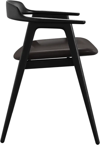 Обеденный стул Seoul - Nordic Vintage кожа 5152 темно-коричневого цвета -  Под заказ