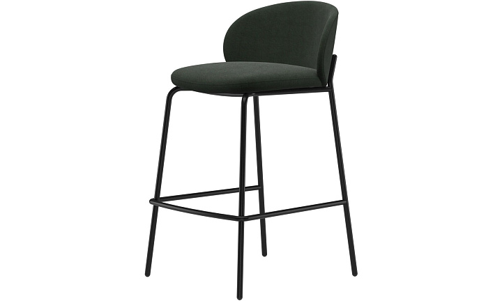 Барный стул Princeton -  Frisco 2058 Темно-зеленая ткань -  Под заказ