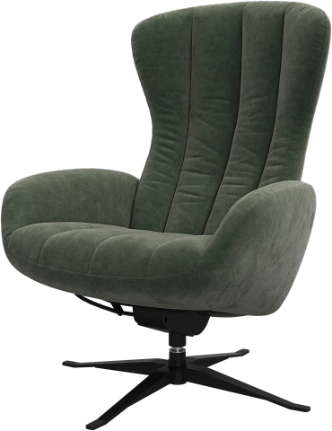 Кресло Tilburg с функцией вращения -  Ravello 3223 Ткань  пыльно-зеленого цвета  -  Под заказ