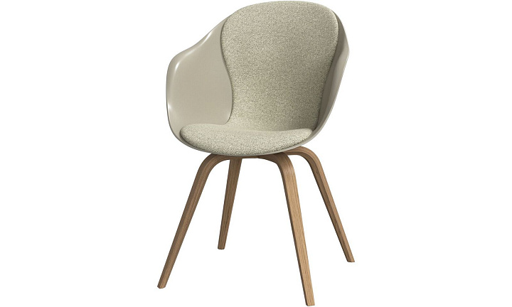 Обеденный стул Hauge - Lazio 3092 Светло-зеленая ткань  -  Под заказ