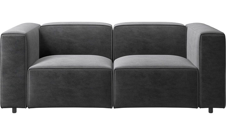 Диван Carmo - Velvet 3030 Серая ткань  -  Под заказ