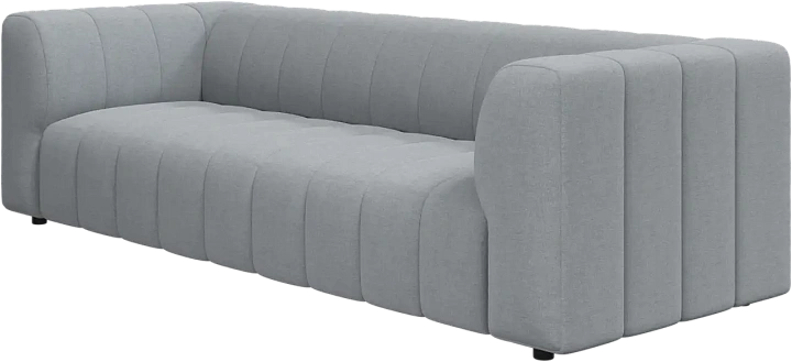 3-х местный диван Bellagio - Frisco 2063 Ткань с покрытием aquaclean светло-серого цвета  -  Под заказ