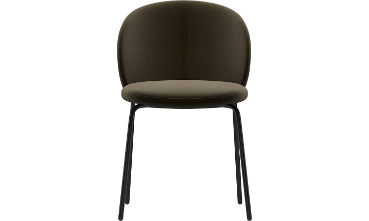 Обеденный стул Princeton - Velvet 3132 Ткань пыльно-коричневого цвета  -  Под заказ