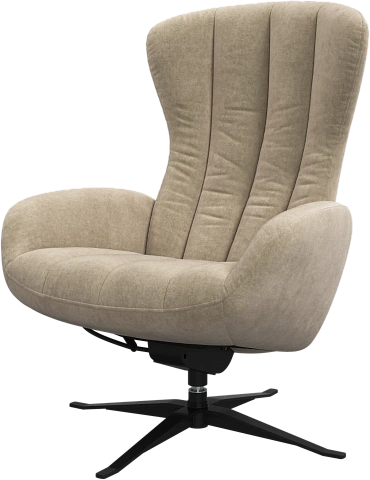 Кресло Tilburg с функцией вращения -  Ravello 3220 Ткань песочного цвета  -  Под заказ