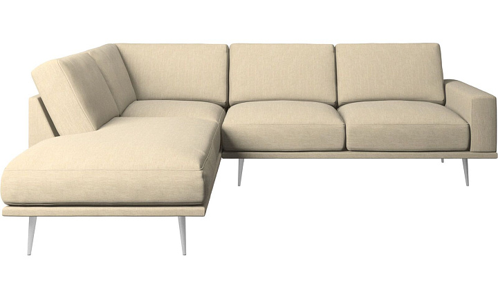Диван Carlton с модулем для отдыха - Nani 2110 Ткань песочного цвета  -  Под заказ