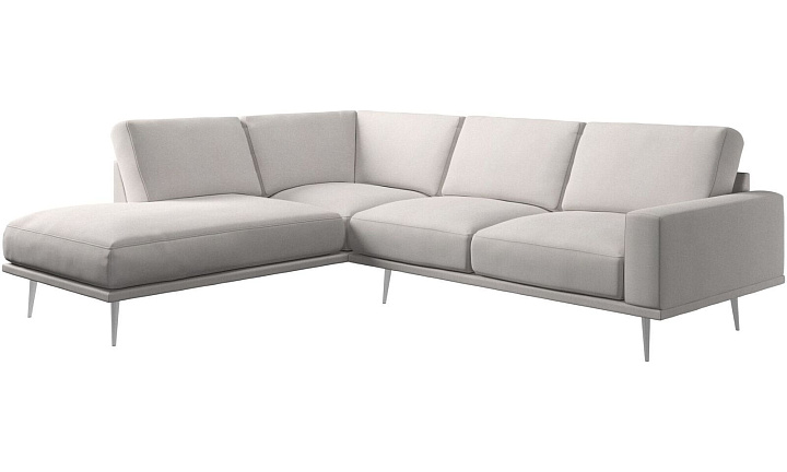 Диван Carlton с модулем для отдыха - Frisco 2070 Бежевая ткань  -  Под заказ