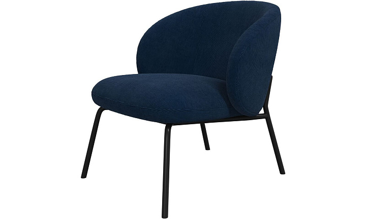 Кресло Princeton - Skagen 3163 Темно-синяя ткань  -  Под заказ