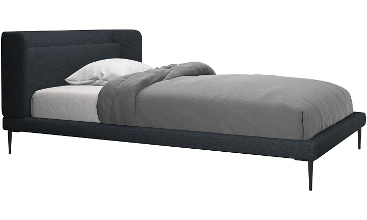 Кровать Austin, без матраса - Bristol 3065 Синяя ткань  -  Под заказ