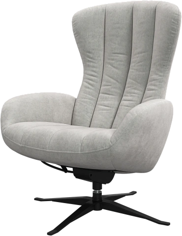 Кресло Tilburg с функцией вращения -  Ravello 3222 Ткань серого цвета  -  Под заказ