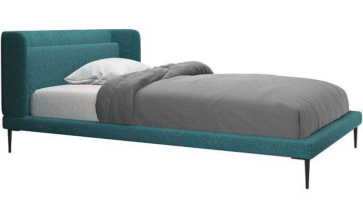 Кровать Austin, без матраса - Napoli 2253 Ткань зелено-голубого цвета  -  Под заказ