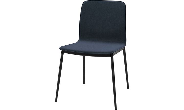 Обеденный стул Newport - Frisco 2065 Ткань тёмно-синего цвета  -  Под заказ