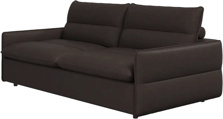3-местный диван-кровать Southampton - Nordic Vintage кожа 5152 темно-коричневого цвета -  Под заказ