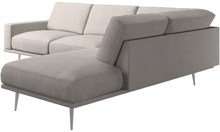 Диван Carlton с модулем для отдыха - Bresso 3151 Песочная ткань  -  Под заказ