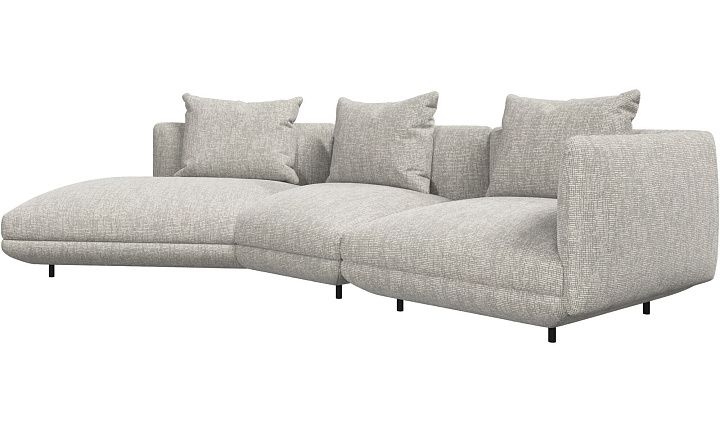 3-местный диван c козеткой Salamanca - Tuscany белого цвета 3200 -  Под заказ