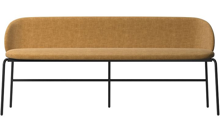 Скамейка Princeton - Napoli 2252 Ткань золотисто-бежевого цвета  -  Под заказ