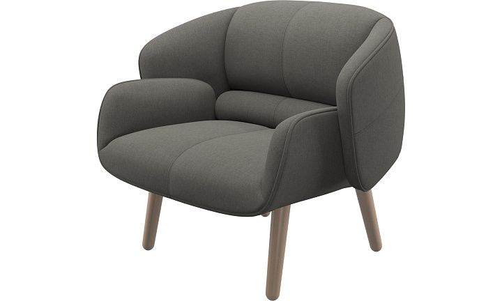 Кресло Fusion - Frisco 2067 Ткань цвета серого камня  -  Под заказ