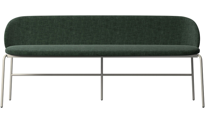 Скамейка Princeton - Napoli 2257 Ткань  тёмно-синего цвета  -  Под заказ