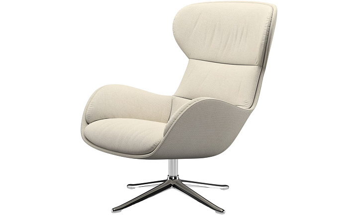 Кресло Reno с функцией вращения - Bresso 3150 Бежевая ткань -  Под заказ