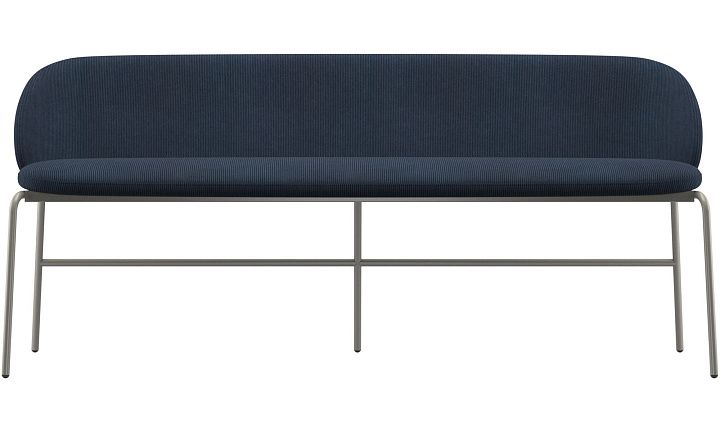 Скамейка Princeton - Skagen 3163 Темно-синяя ткань  -  Под заказ