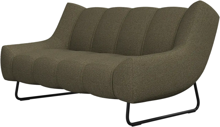 2-х местный диван Nawabari - Bresso 3153 Зеленый ткань -  Под заказ