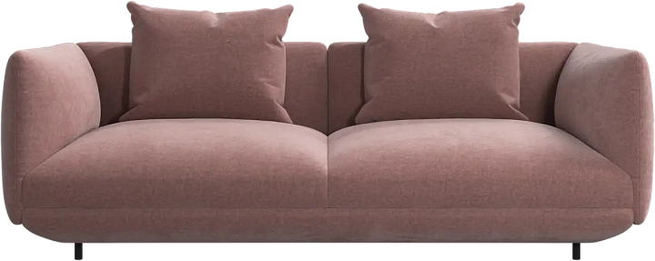 2-местный модуль Salamanca с 2 подлокотниками -  Leeds 3024 Пыльный розовый -  Под заказ