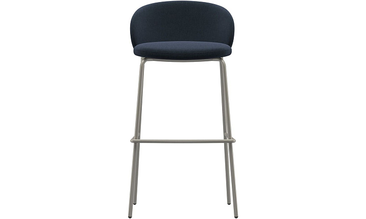 Барный стул Princeton - Frisco 2065 Ткань тёмно-синего цвета  -  Под заказ