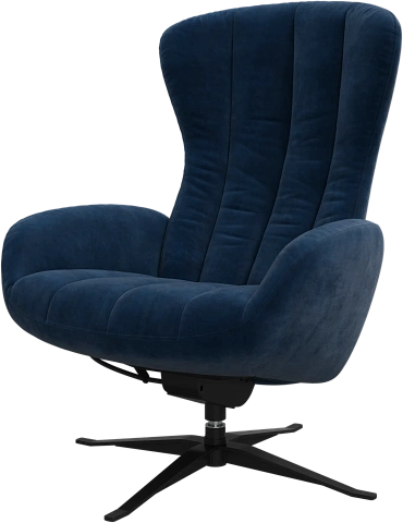 Кресло Tilburg с функцией вращения -  Ravello 3225 Ткань  темно-синего цвета -  Под заказ