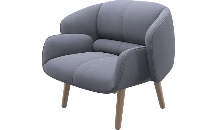 Кресло Fusion - Frisco 2056 Голубая ткань с функцией акваклин  -  Под заказ