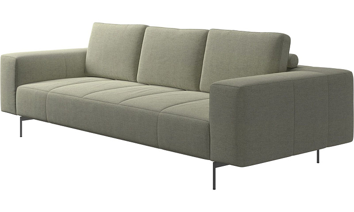 Диван Amsterdam - Lazio 3092 Светло-зеленая ткань  -  Под заказ