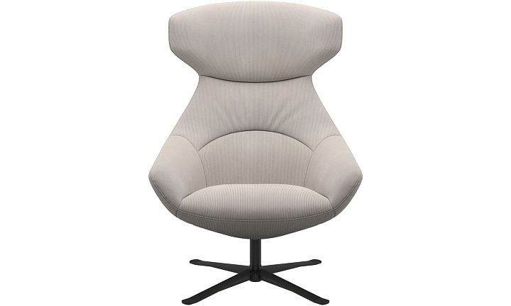 Кресло Porto с функцией вращения - Skagen 3160 Бежевая ткань  -  Под заказ