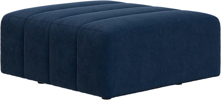 Пуф Bellagio - Skagen 3163 Темно-синяя ткань  -  Под заказ