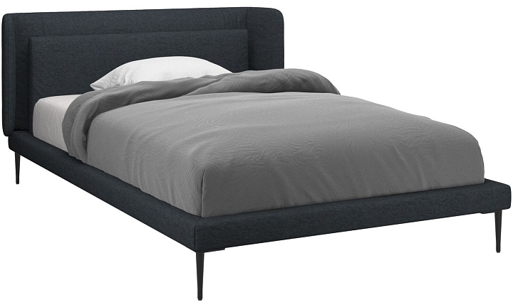 Кровать Austin, без матраса - Bristol 3065 Синяя ткань  -  Под заказ