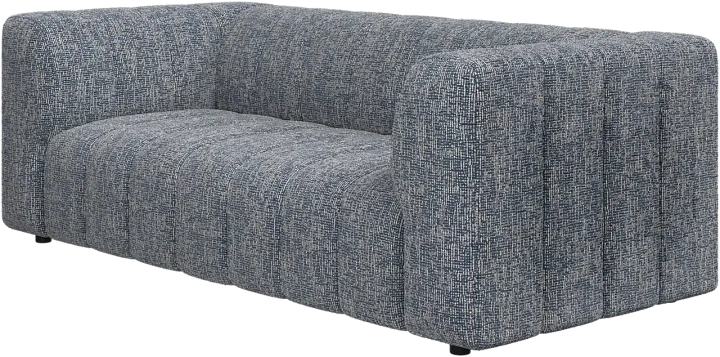 2,5-х местный  диван Bellagio - Tuscany синего цвета 3206 -  Под заказ