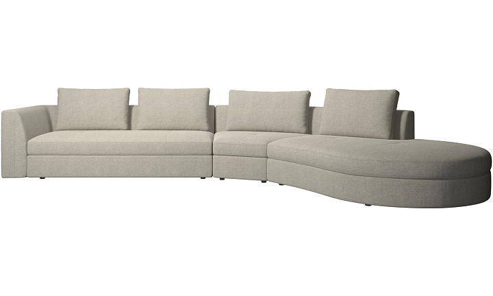 Диван Bergamo - Lazio 3091 Ткань бежевого цвета  -  Под заказ