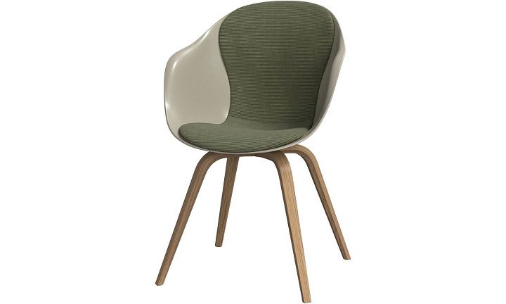 Обеденный стул Hauge - Skagen 3165 Зеленая ткань  -  Под заказ