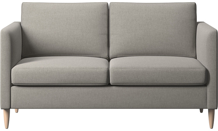 Диван Indivi - Frisco 2063 Ткань с покрытием aquaclean светло-серого цвета  -  Под заказ