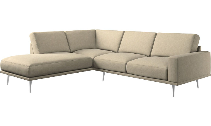 Диван Carlton с модулем для отдыха - Nani 2110 Ткань песочного цвета  -  Под заказ