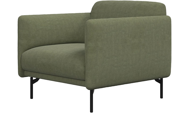 Кресло Berne - Skagen 3165 Зеленая ткань  -  Под заказ