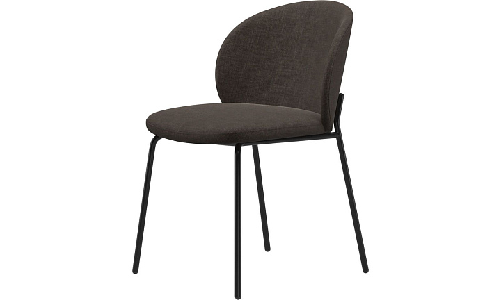 Обеденный стул Princeton - Napoli 2251 Ткань серо-коричневого цвета  -  Под заказ