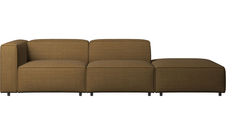 Диван Carmo с модулем для отдыха - Bristol 3066 Ткань горчичного цвета  -  Под заказ