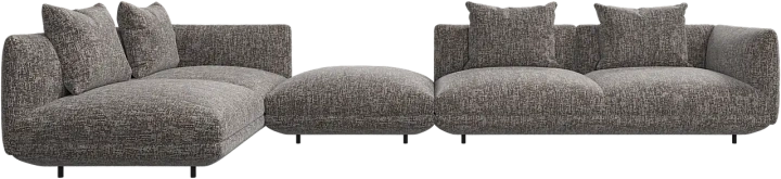 Угловой диван Salamanca c пуфом