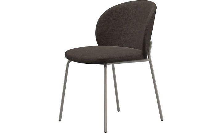 Обеденный стул Princeton - Napoli 2251 Ткань серо-коричневого цвета  -  Под заказ