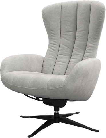 Кресло Tilburg с функцией вращения -  Ravello 3222 Ткань серого цвета  -  Под заказ