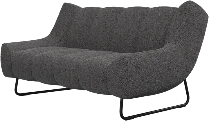 2-х местный диван Nawabari - Lazio 3097  Lazio серого цвета -  Под заказ