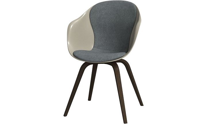 Обеденный стул Hauge - Bresso 3152 Серая ткань  -  Под заказ