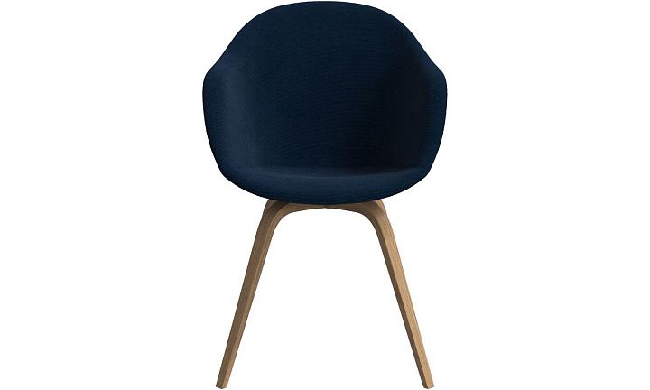 Обеденный стул Hauge - Skagen 3163 Темно-синяя ткань  -  Под заказ