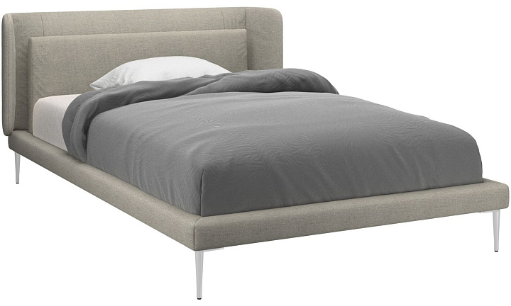 Кровать Austin, без матраса - Lazio 3091 Ткань бежевого цвета  -  Под заказ