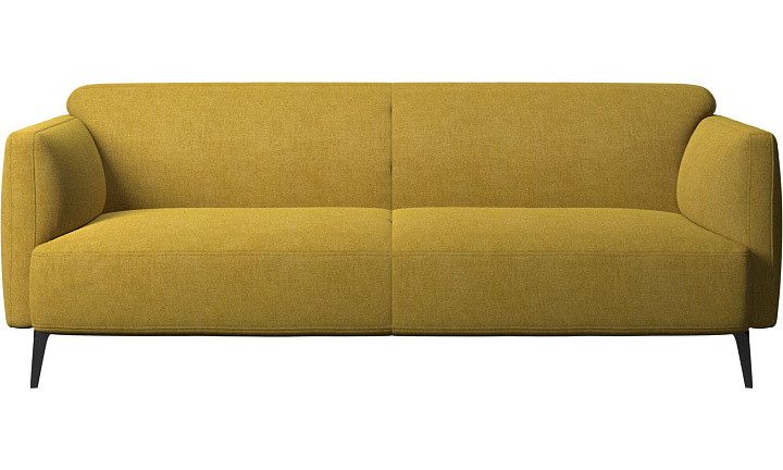 2,5 местный диван Modena с подлокотниками - Tomelilla fabric 3143 Mustard  -  Под заказ